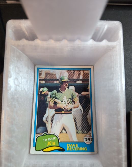 1981 Topps #6 Dave Revering — front