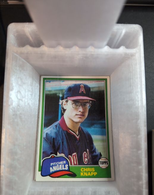 1981 Topps #6 Chris Knapp — front