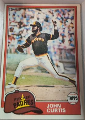 1981 Topps #531 John Curtis — front