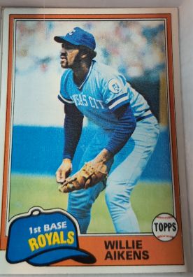 1981 Topps #524 Willie Aikens — front