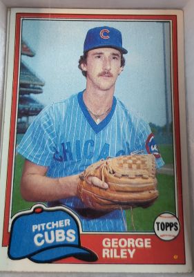 1981 Topps #514 George Riley — front
