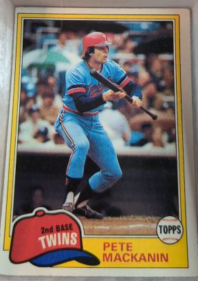 1981 Topps #509 Pete Mackanin — front