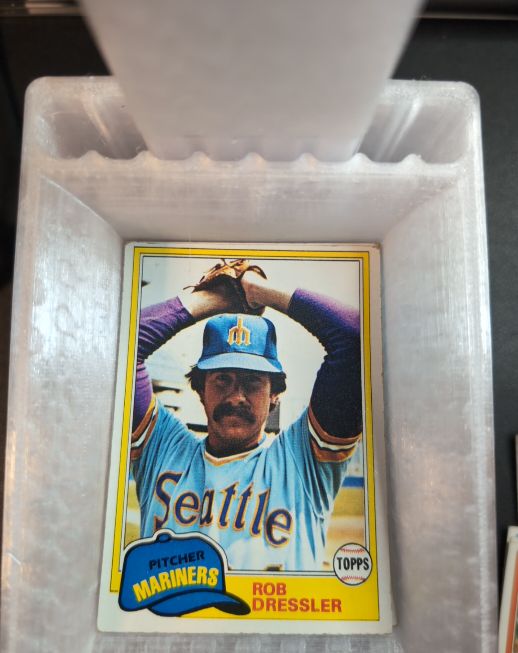 1981 Topps #508 Rob Dressler — front