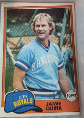 1981 Topps #507 Jamie Quirk — front
