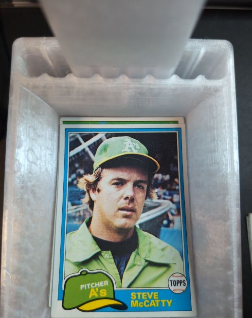 1981 Topps #503 Steve McCatty — front