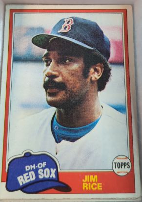 1981 Topps #500 Jim Rice — front