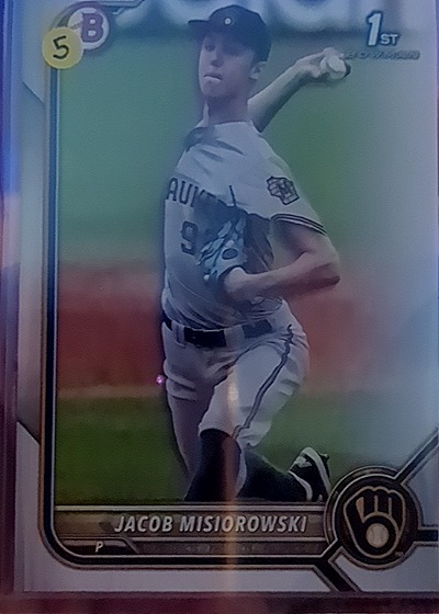 2022 Bowman Draft Chrome #BDC-132 Jacob Misiorowski — front