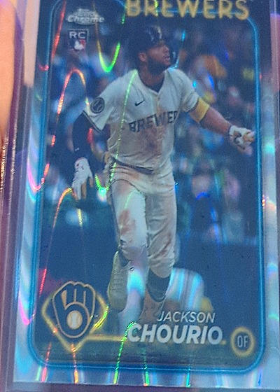 2024 Topps Chrome Update #USC18 Jackson Chourio — front