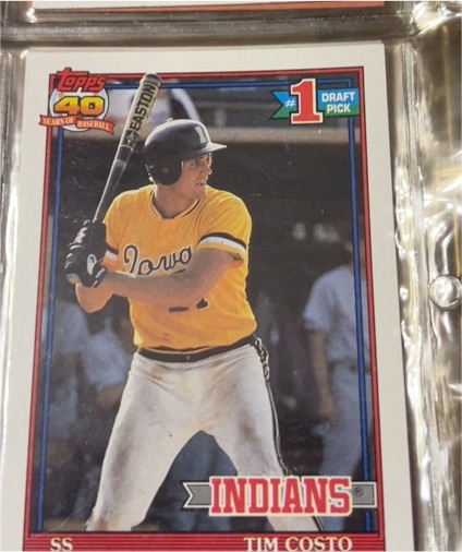 1991 Topps #103 Tim Costo — front