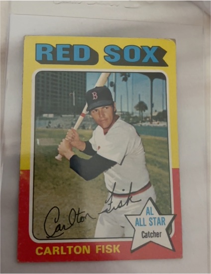 1975 Topps #80 Carlton Fisk — front