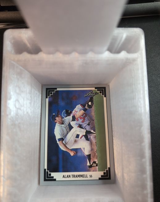 1988 Leaf #1 Alan Trammell — front