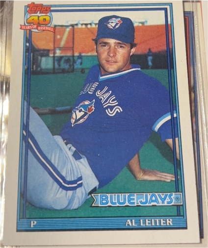 1991 Topps #233 Al Leiter — front