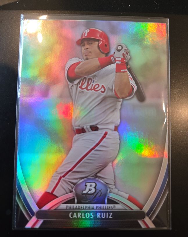 2013 Bowman Platinum Carlos Ruiz — front