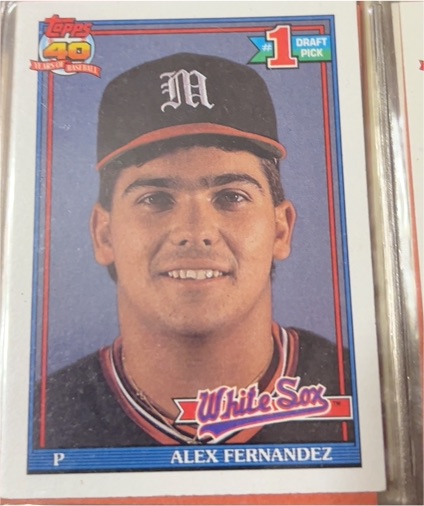 1991 Topps #278 Alex Fernandez — front