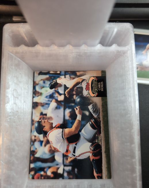 1992 Topps Stadium Club #317 Chris Hoiles — front