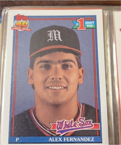 1991 Topps #278 Alex Fernandez — front