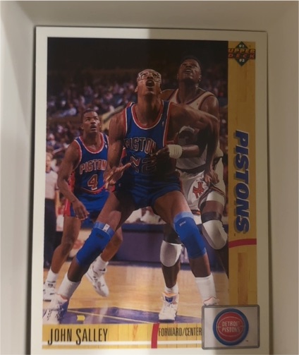 1991-92 Upper Deck #1 John Salley — front