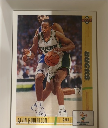 1991-92 Upper Deck #244 Alvin Robertson — front