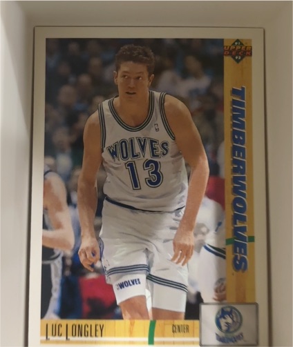 1991-92 Upper Deck #491 Luc Longley — front