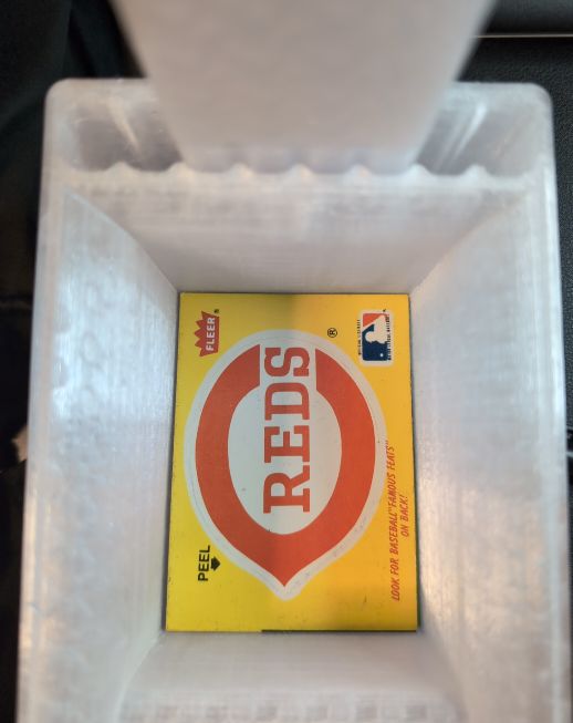 1985 Fleer #NNO Cincinnati Reds Logo Team Sticker — front