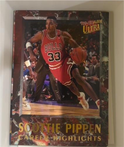 1992-93 Fleer Ultra #1 Scottie Pippen Career Highlights — front
