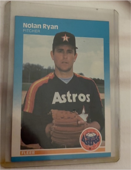 1987 Fleer #67 Nolan Ryan — front