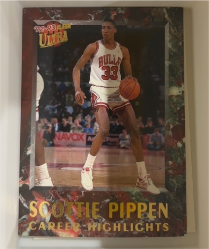 1992-93 Fleer Ultra #2 Scottie Pippen Career Highlights — front