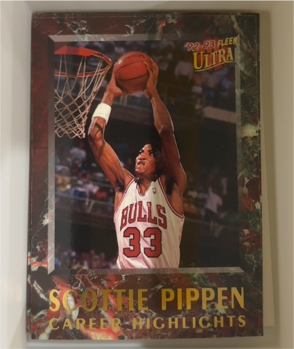 1992-93 Fleer Ultra #3 Scottie Pippen Career Highlights — front