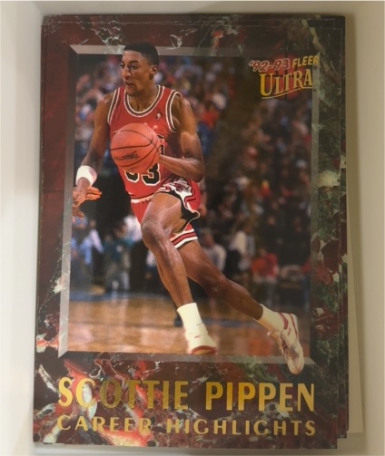 1992-93 Fleer Ultra Career Highlights #4 Scottie Pippen — front