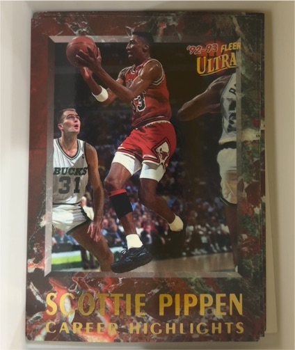 1992-93 Fleer Ultra #5 Scottie Pippen Career Highlights — front