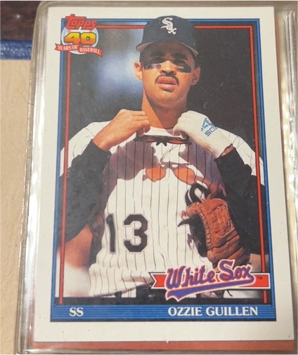 1991 Topps #620 Ozzie Guillen — front