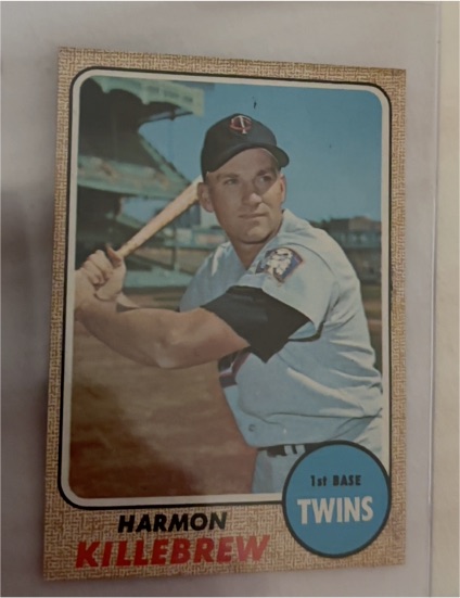 1968 Topps #220 Harmon Killebrew — front