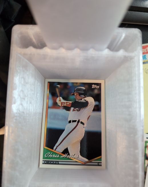 1991 Topps #530 Chris Hoiles — front