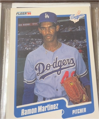 1990 Fleer #402 Ramon Martinez — front