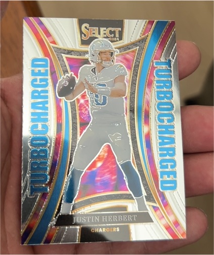2024 Panini Select Turbocharged #9 Justin Herbert — front