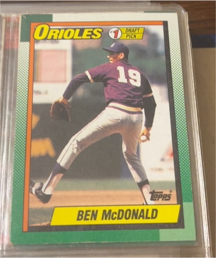 1990 Topps #774 Ben McDonald — front