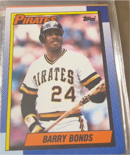 1990 Topps #220 Barry Bonds — front