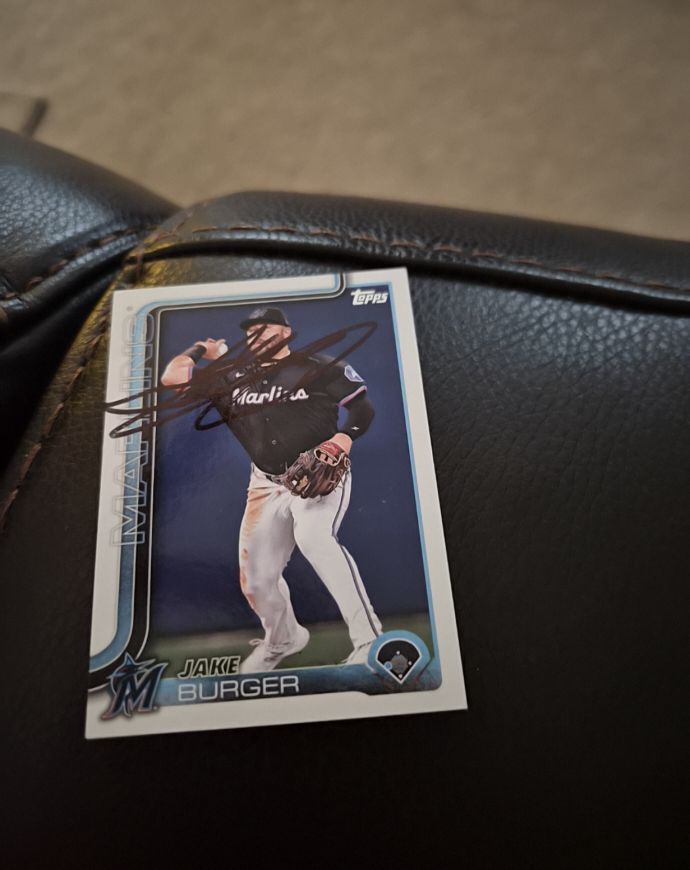 2025 Topps Series 1 #330 Jake Burger — front
