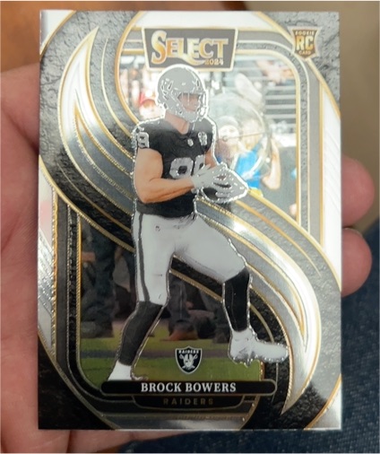 2024 Panini Select #118 Brock Bowers Premier Level Rookie — front