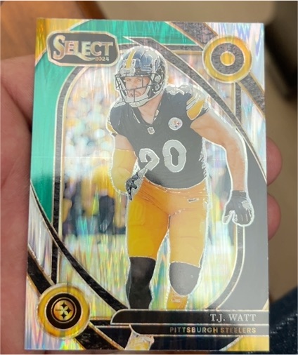 2024 Panini Select #294 T.J. Watt Club Level — front