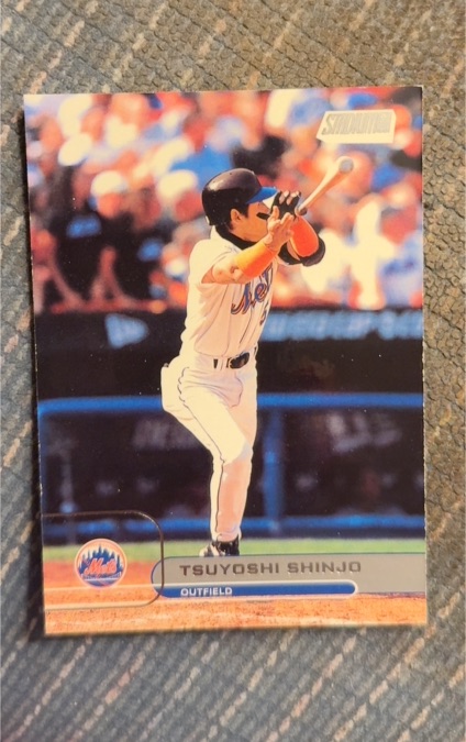 2002 Topps Stadium Club #16 Tsuyoshi Shinjo — front