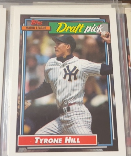 1992 Topps #444 Tyrone Hill — front