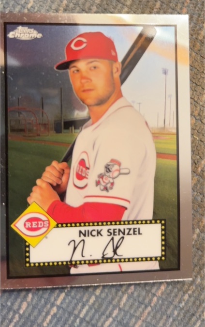 2021 Topps Chrome Platinum Anniversary #456 Nick Senzel — front