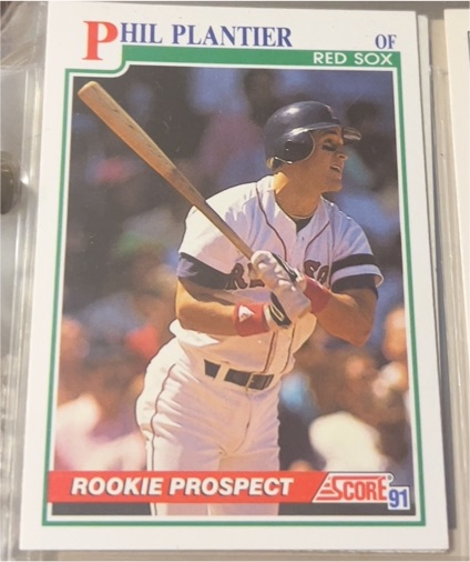 1991 Score #348 Phil Plantier Rookie Prospect — front