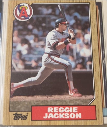 1987 Topps #300 Reggie Jackson — front