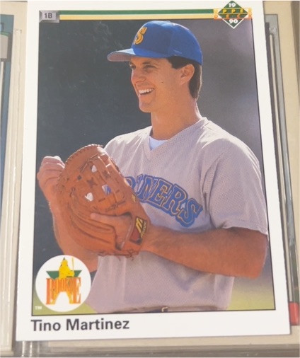 1990 Upper Deck #37 Tino Martinez — front