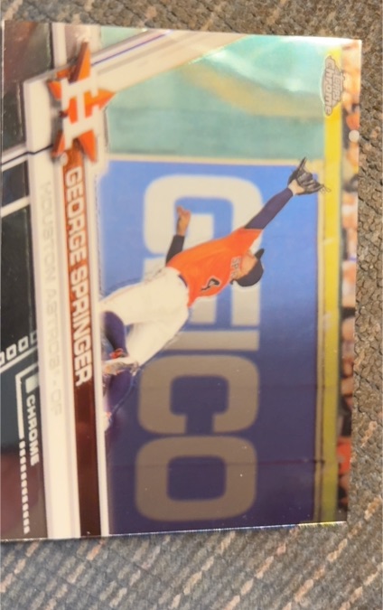 2017 Topps #389 George Springer — front