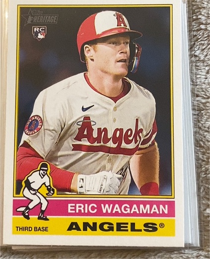 2025 Topps Heritage #260 Eric Wagaman — front