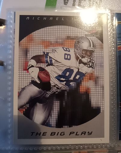 1997 Score Pinnacle The Big Play #317 Michael Irvin — front