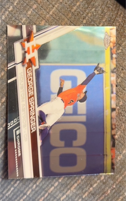 2017 Topps Chrome #129 George Springer — front